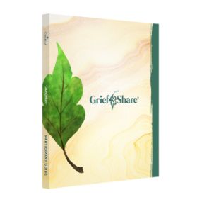 The participant guide featuring a green leaf on the cover.